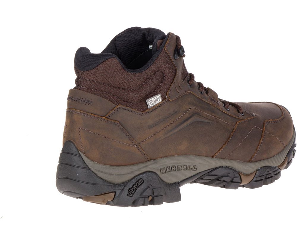 Merrell Boots Brown - Moab Adventure Mid Waterproof Wide Width - Mens 16UAJZNDK